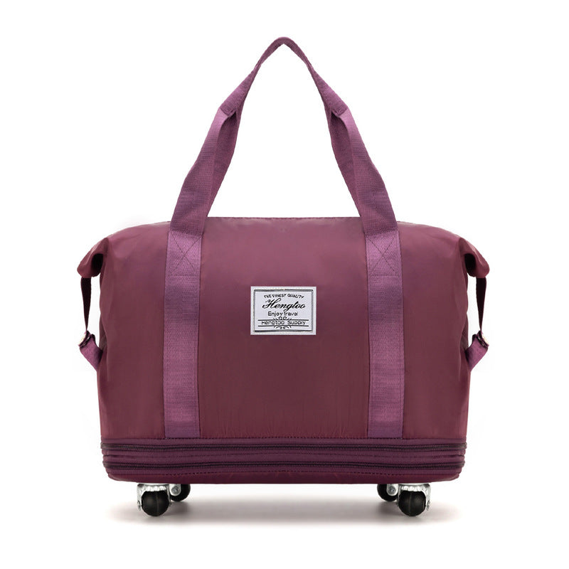 HOOR Wheel Travel Bags Dark Purple