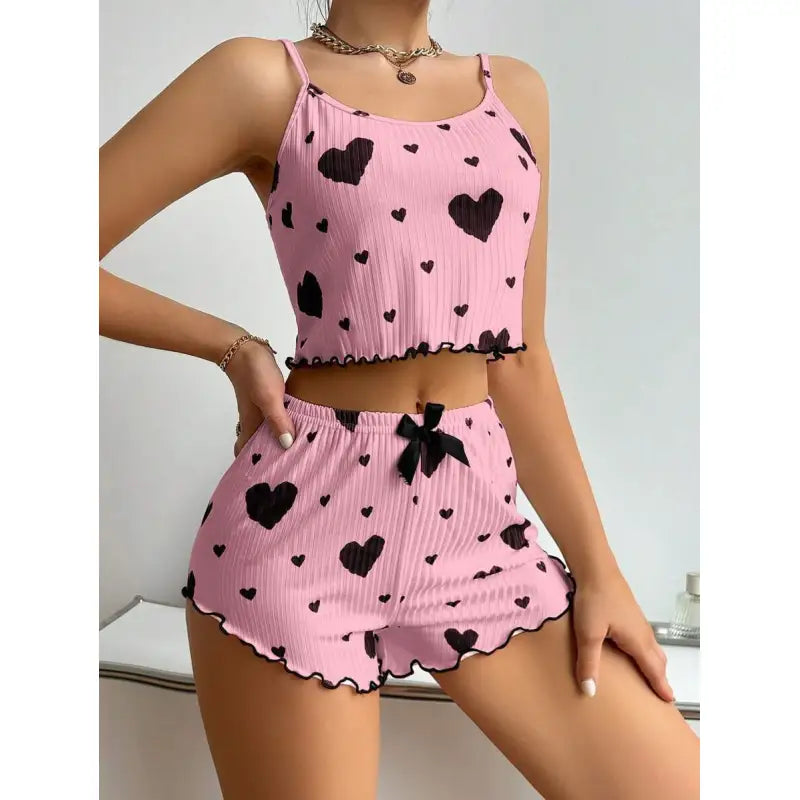 HOOR Heart Shorts Casual Outwear - Premium  from HOORR 