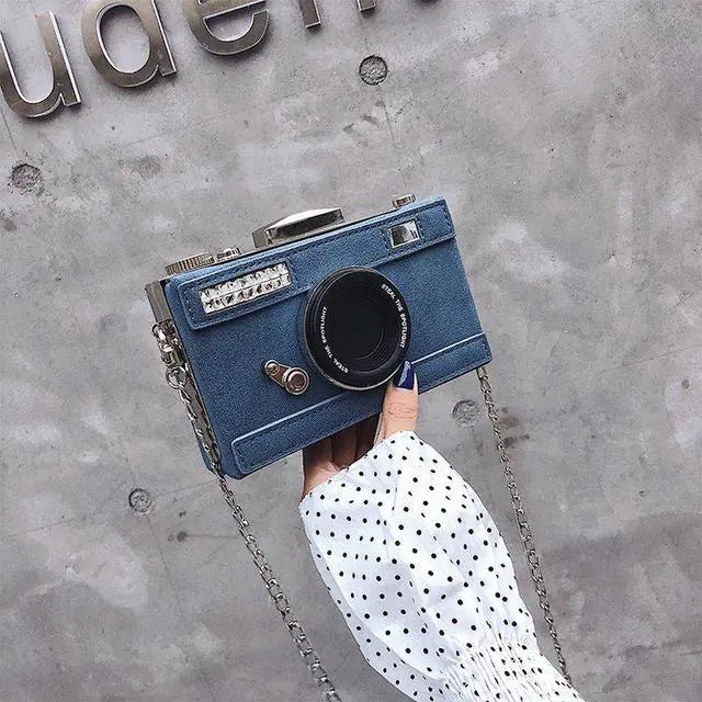 HOOR Camera Shoulder Bag Blue