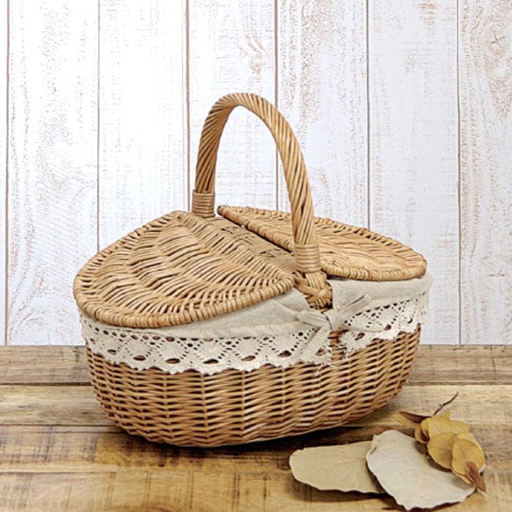 HOOR Willow Fruit Picnic Basket