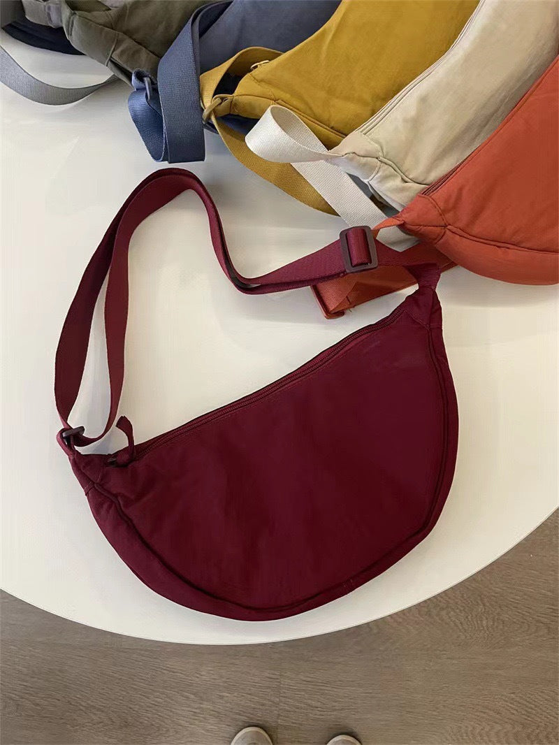 HOOR Exercise Canvas Bag Wine Red