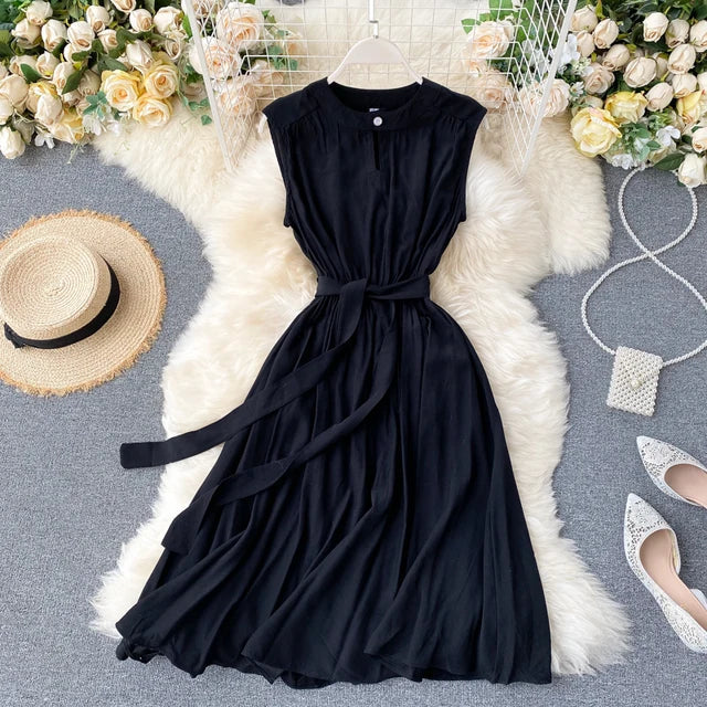 HOOR Elegant Bandage Dress black One Size