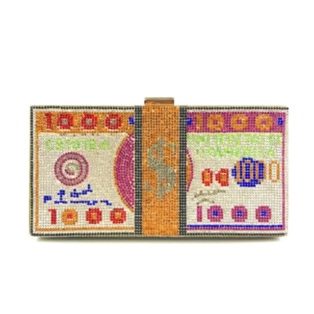 HOOR Money Clutch Bag Orange