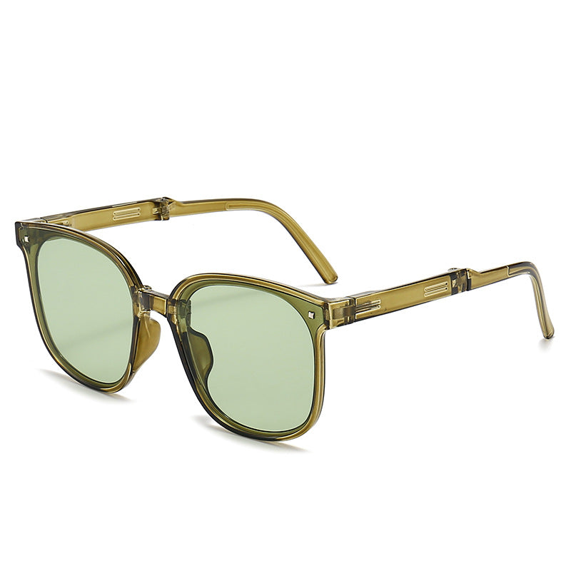 HOOR Folding Sun Glasses Green Ordinary