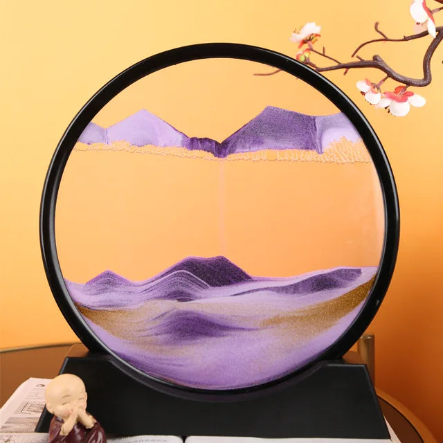 HOOR SandScape Art Frame Purple