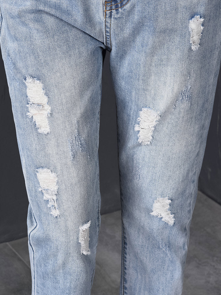 HOOR High Waist Ripped Jean