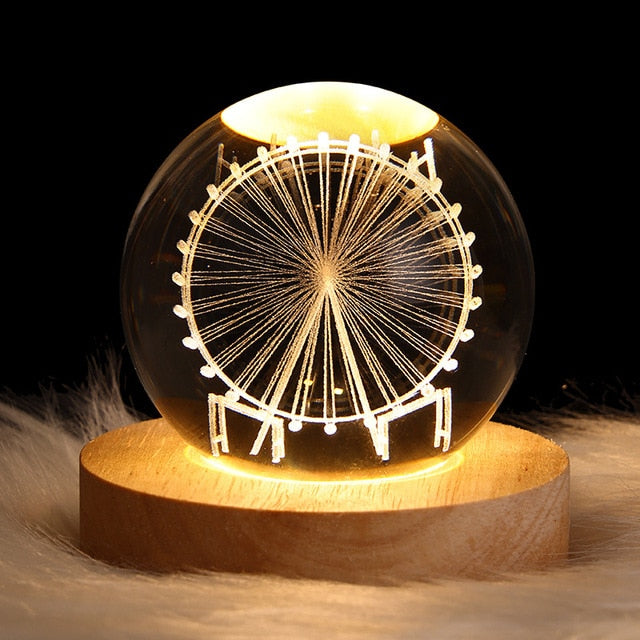 HOOR Luminous Crystal Light Ferris Wheel