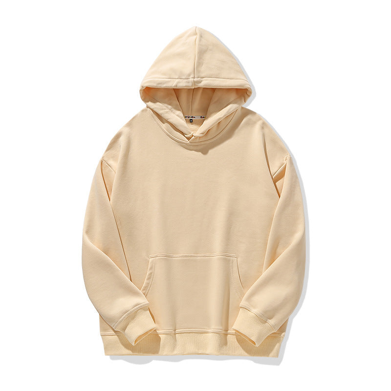 HOOR Pullover Loose Hoodie Apricot