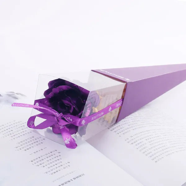 HOOR Valentine's Day Gift Rose Purple with box