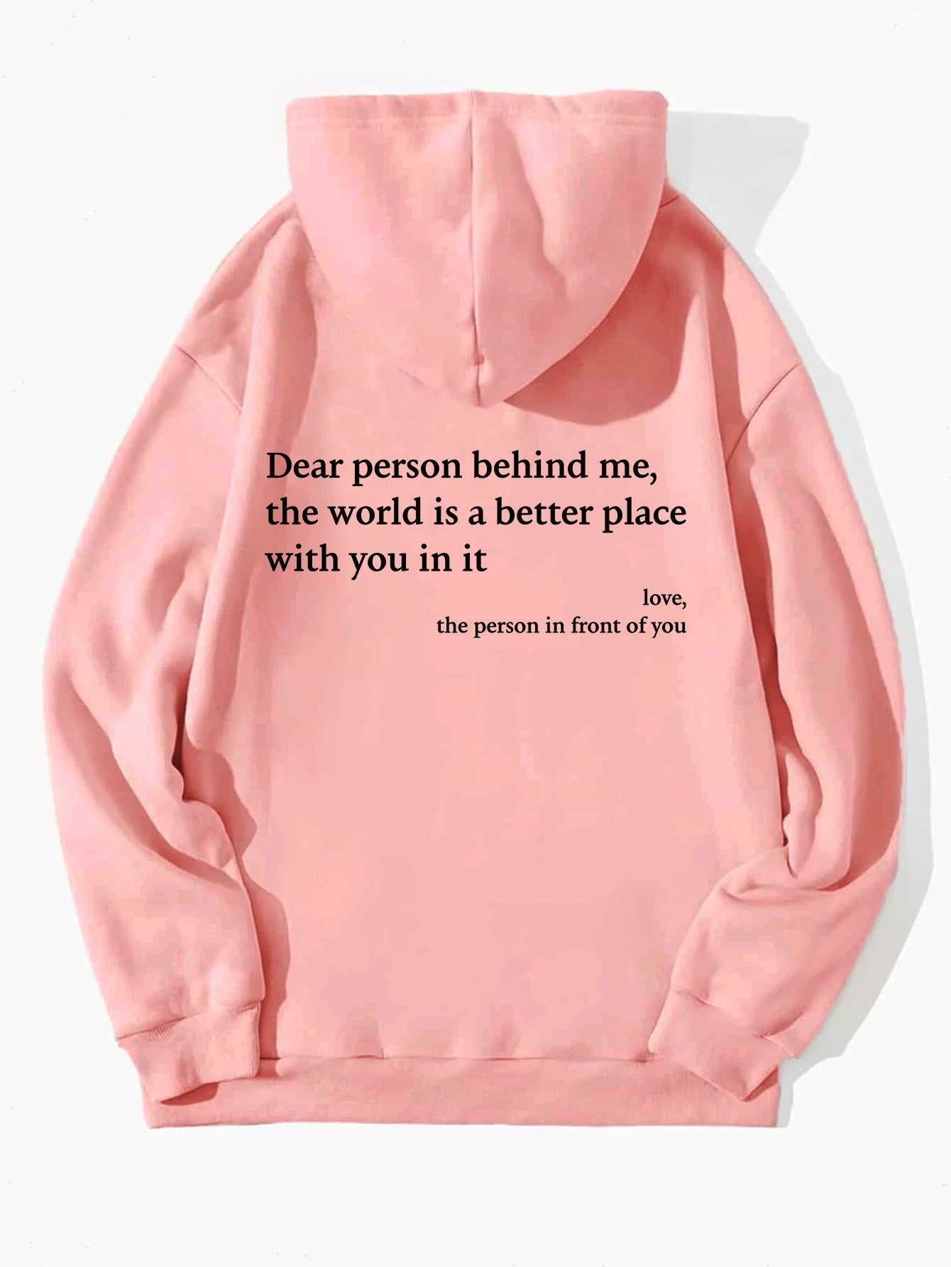 HOOR Kangaroo Printed Hoodies Pink