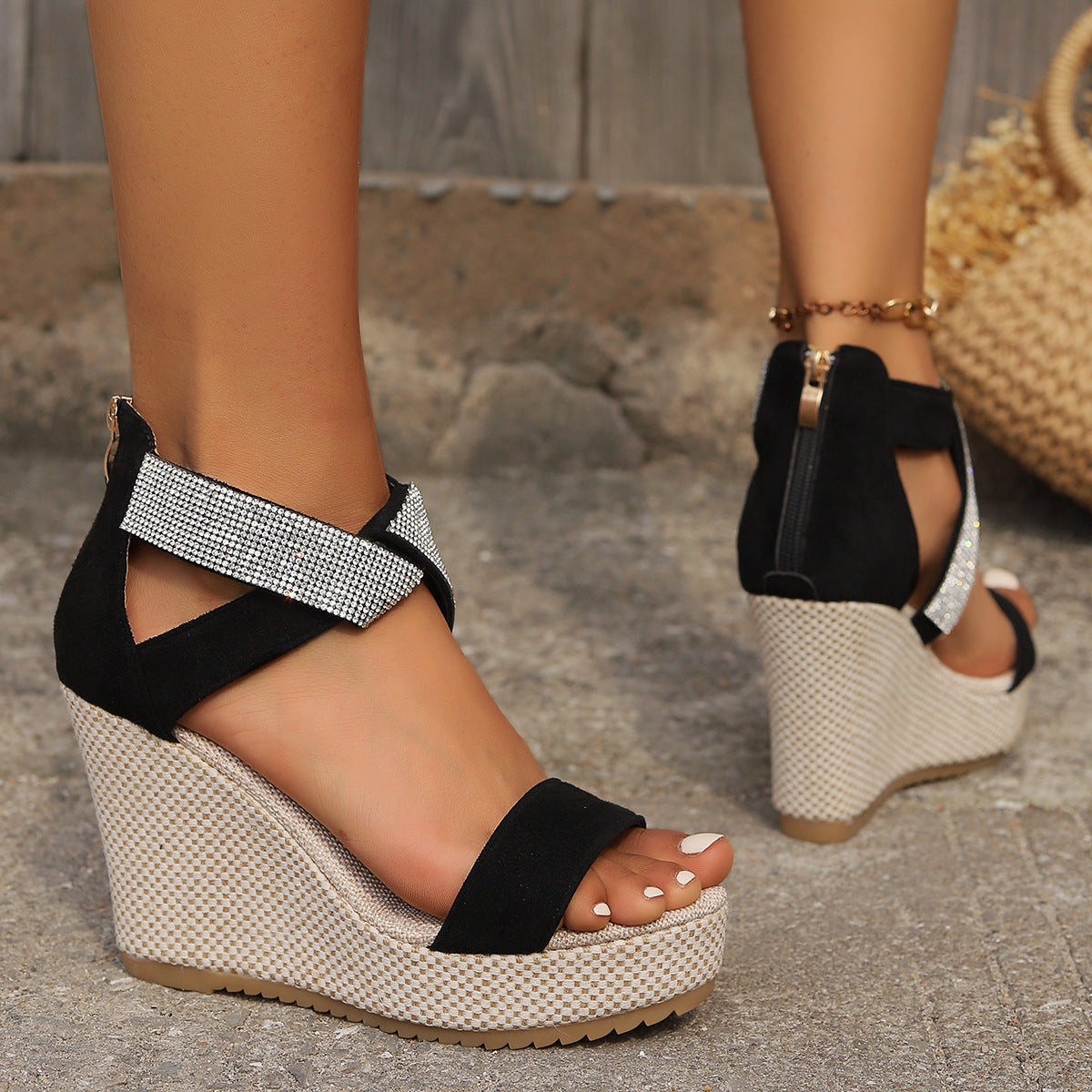 HOOR High Wedges Sandals - Premium  from HOOR 