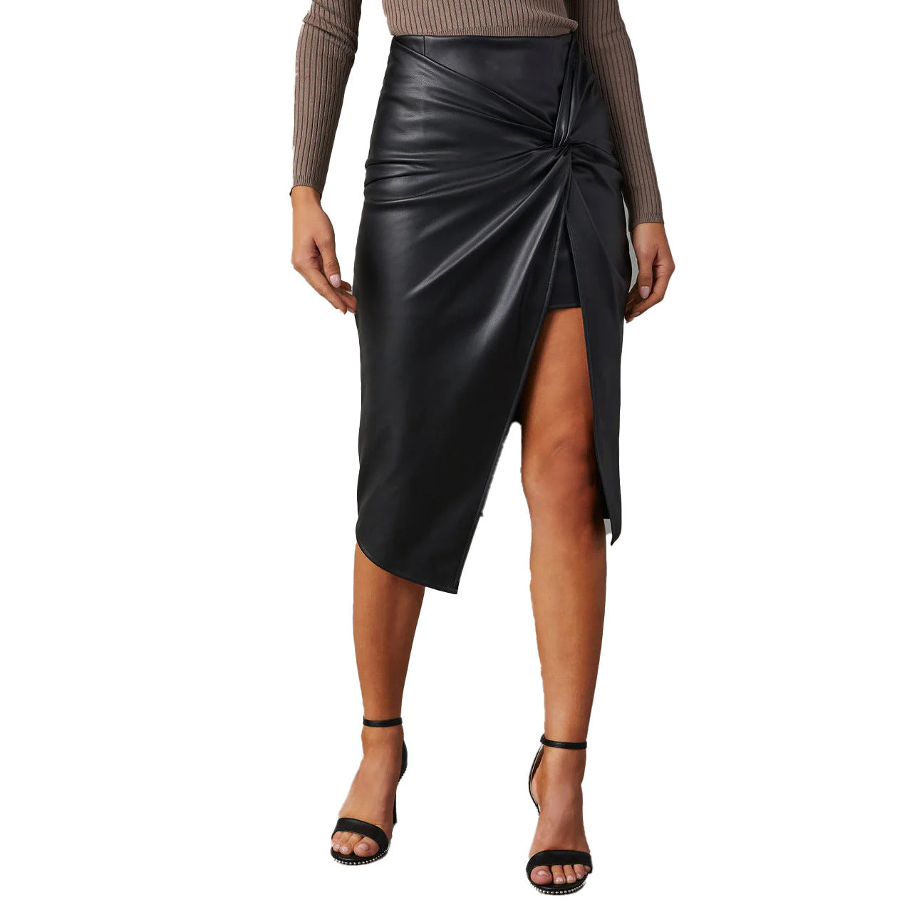 HOOR Hot Leather Hip Skirts