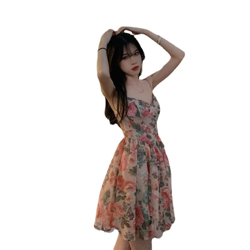 HOOR Floral Strap Dress