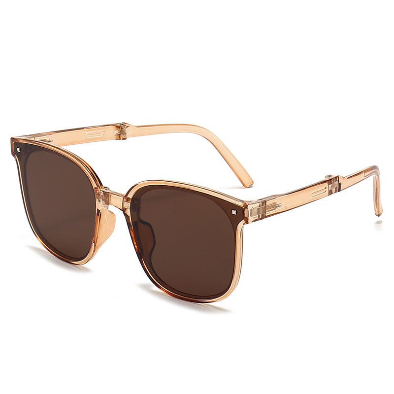 HOOR Folding Sun Glasses Brown Ordinary