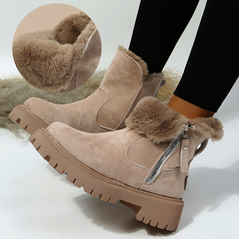 HOOR Thick Plush Snow Boots - Premium  from HOOR 