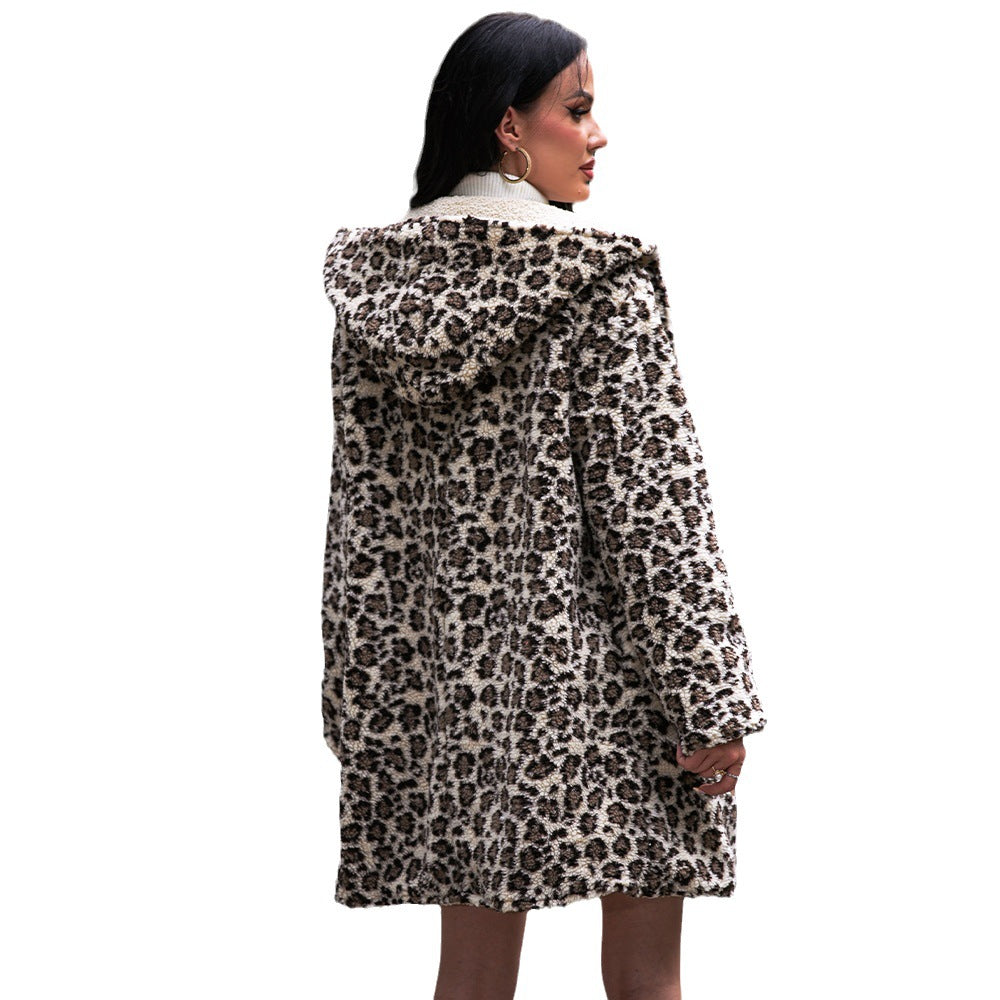 HOOR Leopard Padded Coat