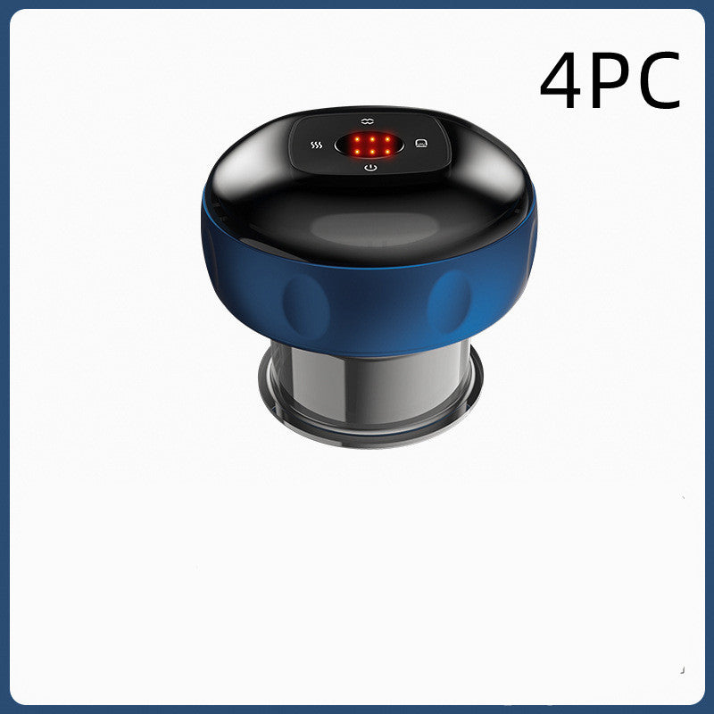 HOOR Vacuum Cupping Fat Burning Blue 4pcs USB