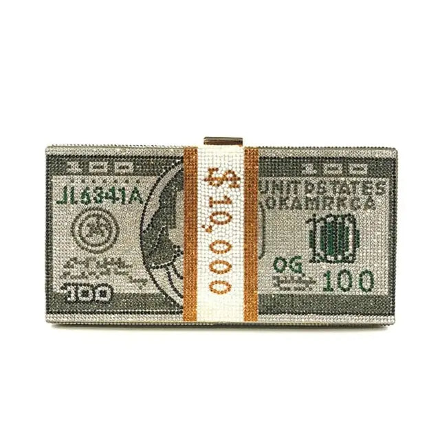 HOOR Money Clutch Bag Grey