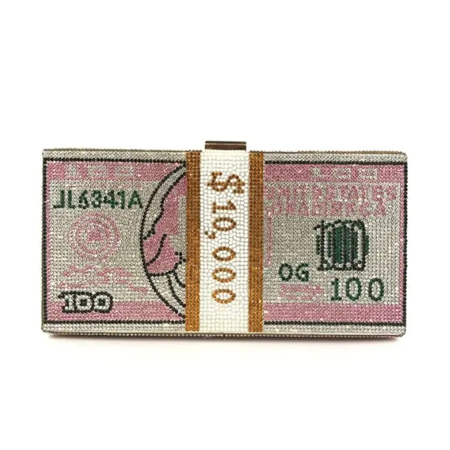 HOOR Money Clutch Bag Pink