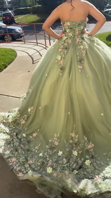 HOOR Angel Green Ball Gown