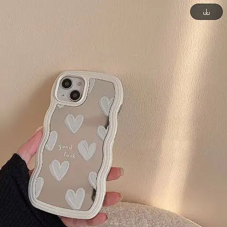 Twisted Edge White Love Phone Case - Premium  from HOOR 