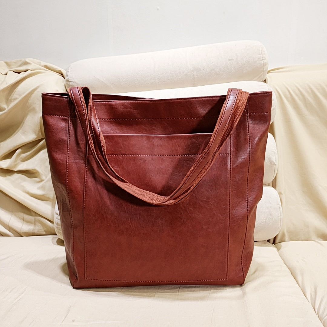 HOOR Soft Leather Bag Brown