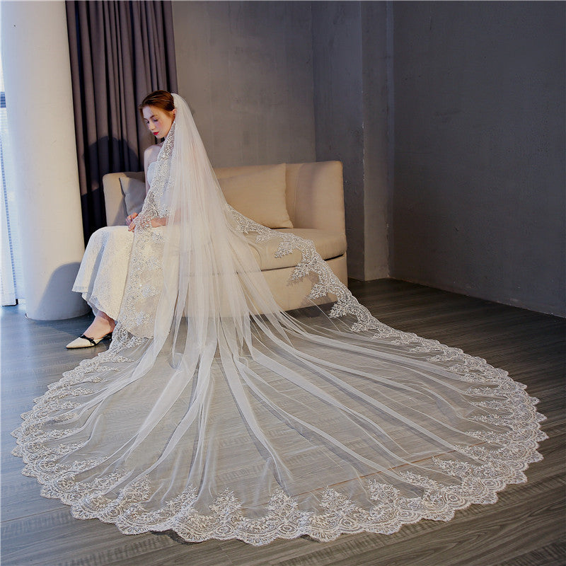 HOOR Long Beautiful veil
