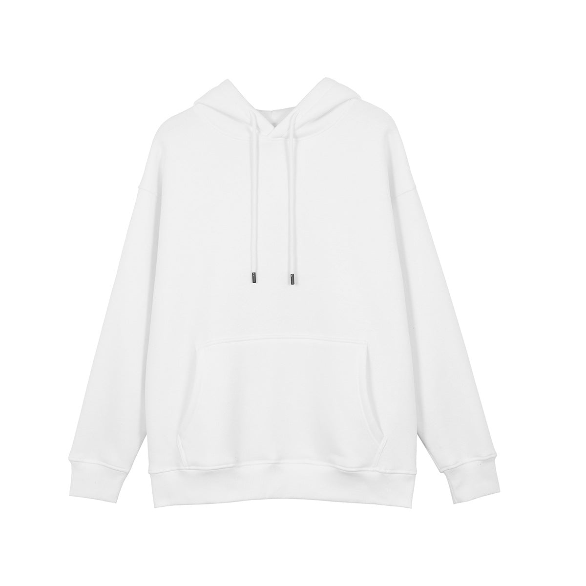 HOOR Loose Hoodies Unisex White