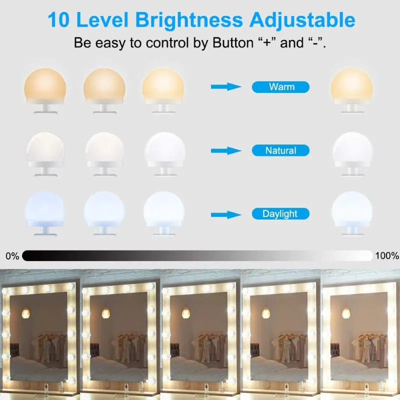 HOOR LED Light Makeup Bulbs