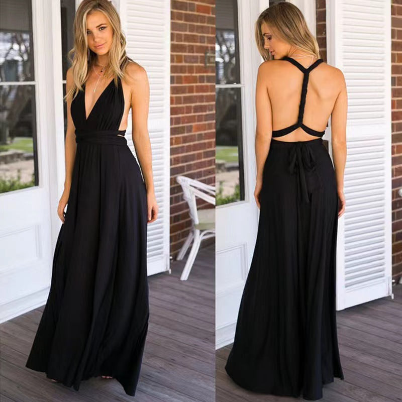 HOOR Beautiful Design Dress Black