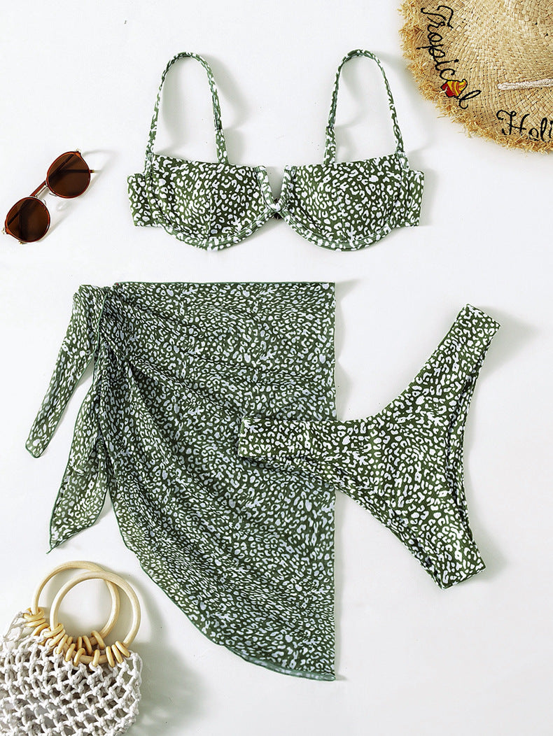 HOOR Bikini Beach Suits Green
