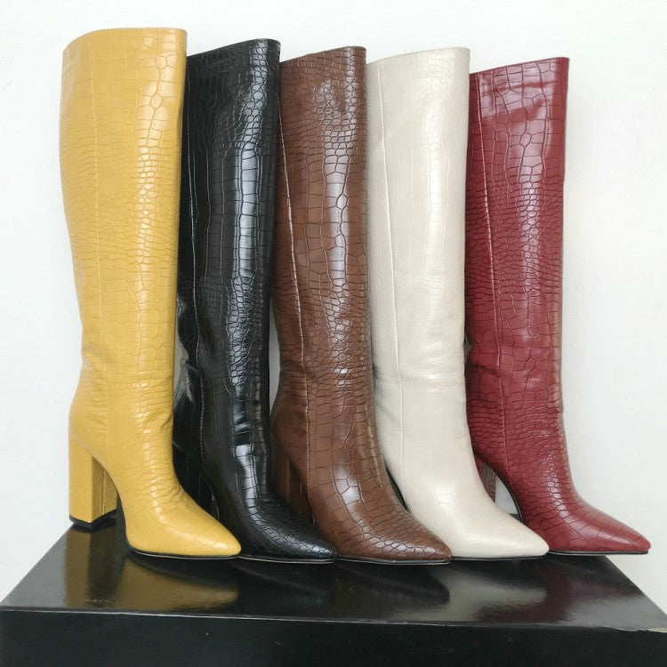 HOOR High Chunky Boots - Premium Footwear from HOOR 