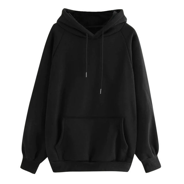 HOOR Plain Smart Hoodie Black