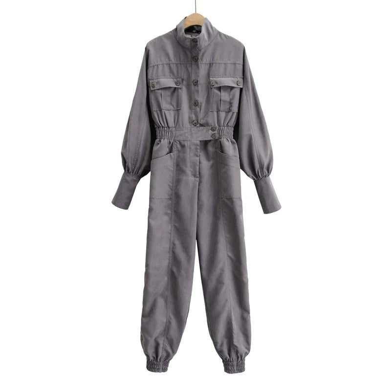 HOOR Overall Jumsuits Gray