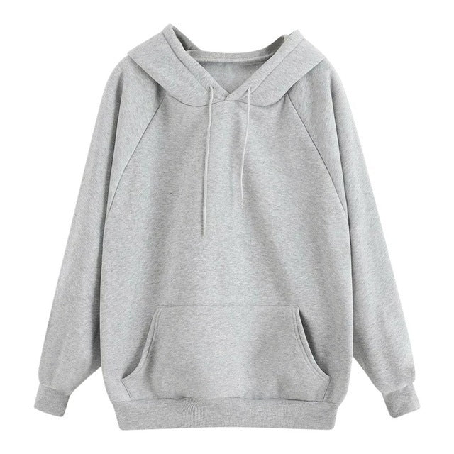 HOOR Plain Smart Hoodie Grey