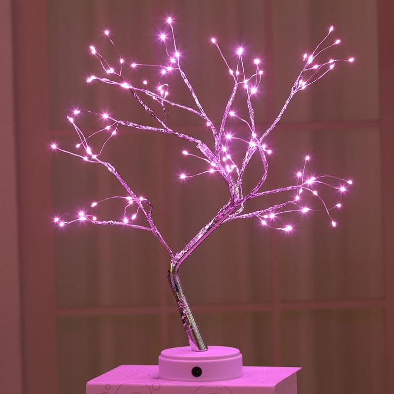 HOOR LED Pearl Tree Touch Light Pink 108 firefly