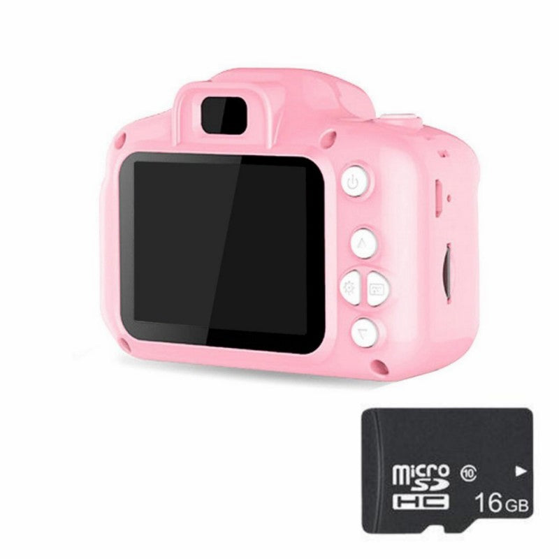 HOOR HD Digital Camera Pink With 16G Card