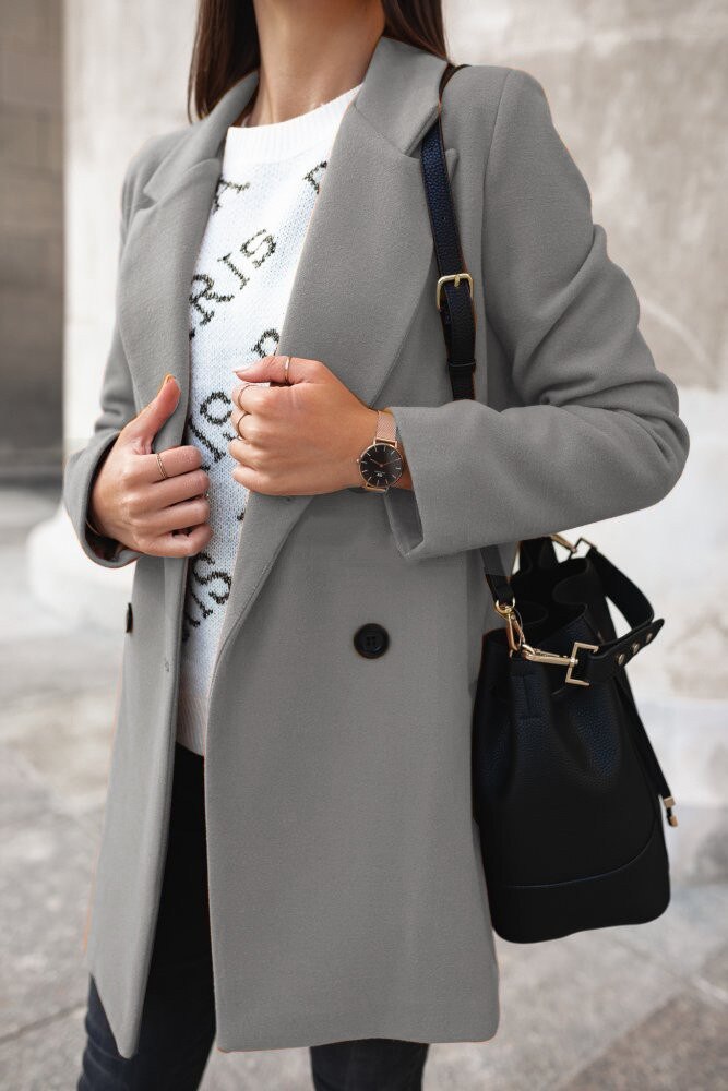 HOOR Smart Slim Coats Grey