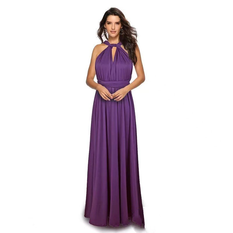 HOOR Beautiful Design Dress Purple