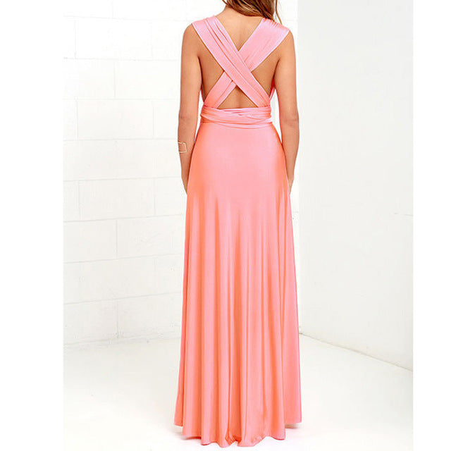 HOOR Beautiful Design Dress Pink