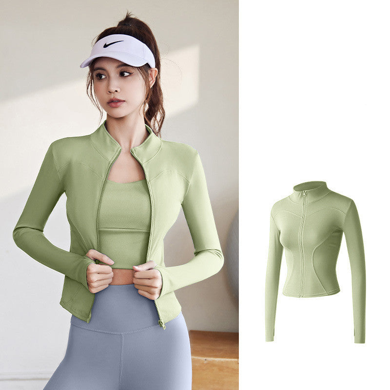 HOOR Fitness Yoga Jacket Nutmeg Green