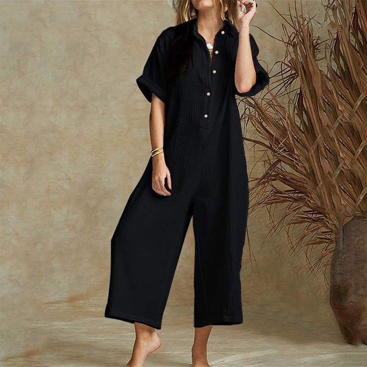 HOOR Rompers Jumpsuit Black