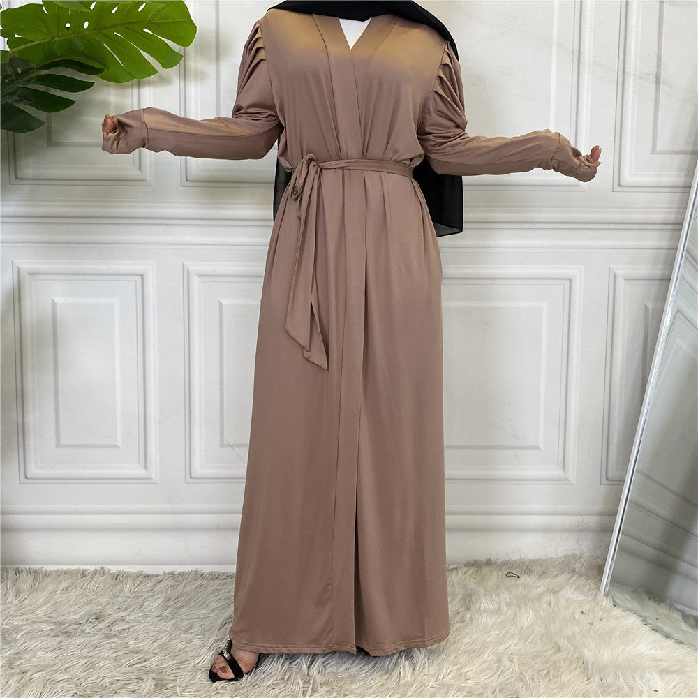 HOOR Muslim HIJJJAB Brown Cardigan