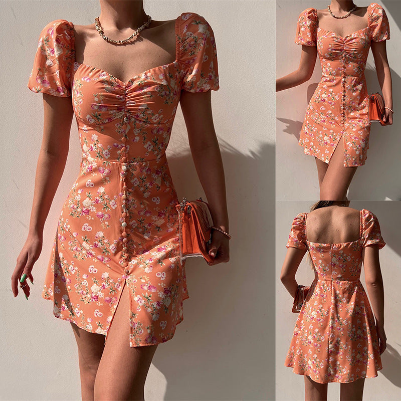 HOOR Foral Short Dress