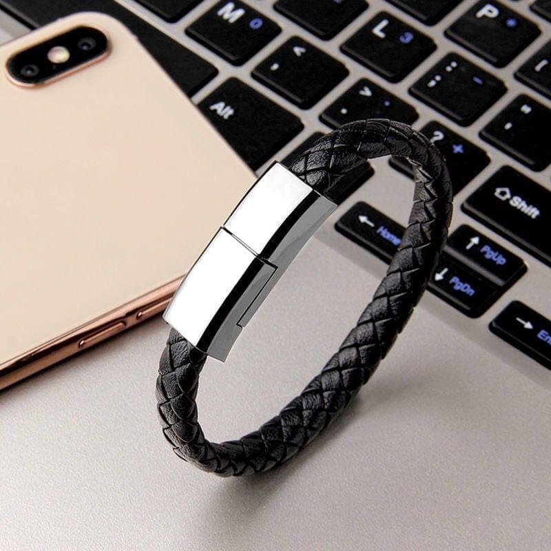 HOOR Bracelet USB Charger Black