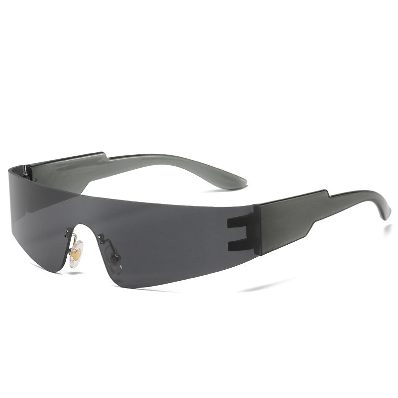 HOOR Punk Sports Sunglasses Black