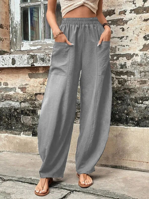 HOOR Harem With Pockets Gray