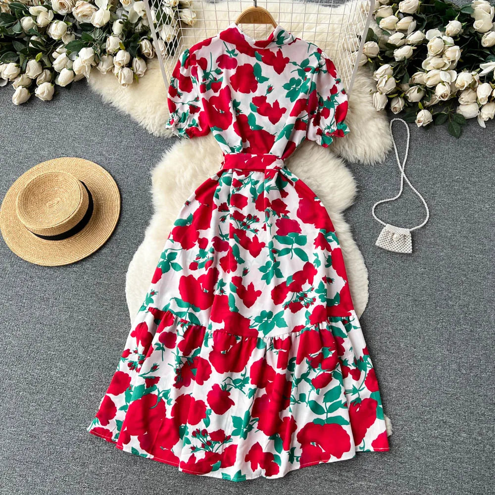 HOOR Elegant Floral Dress