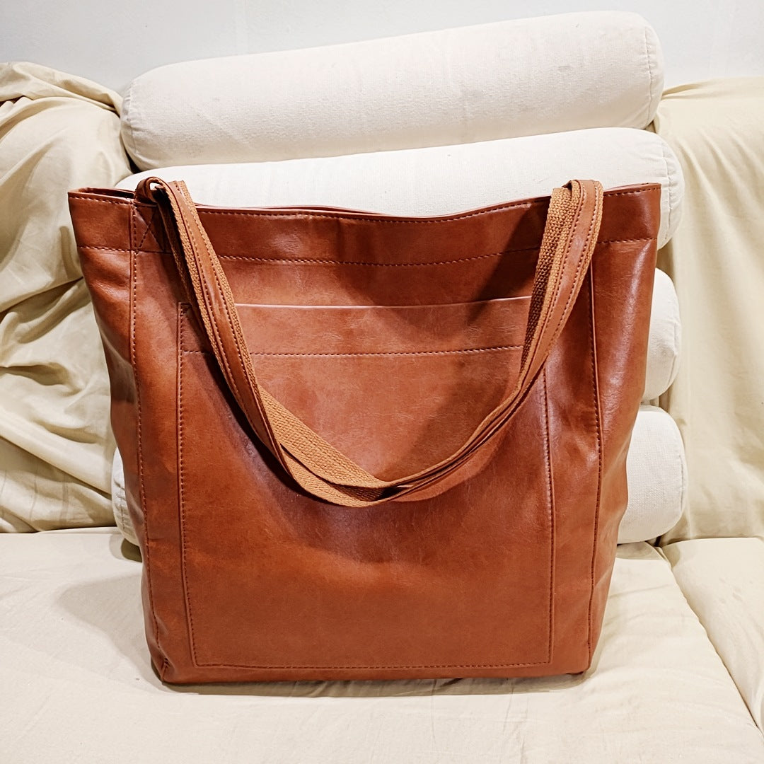 HOOR Soft Leather Bag 1brown