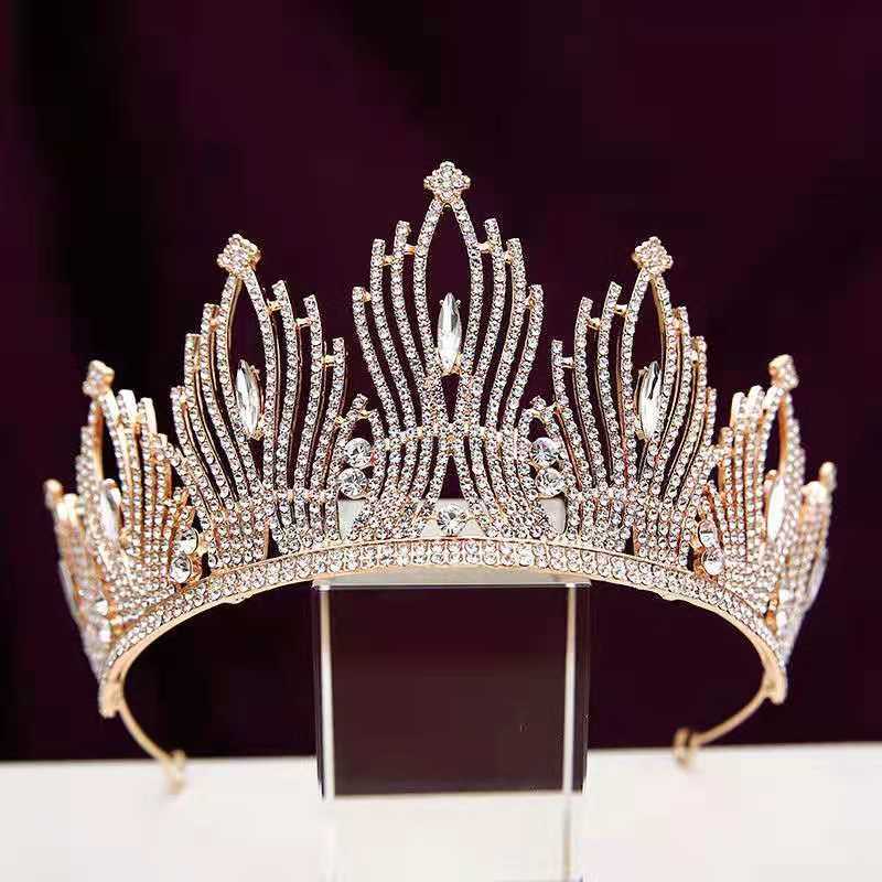 HOOR Shiny Bride Crowns KC Golden White